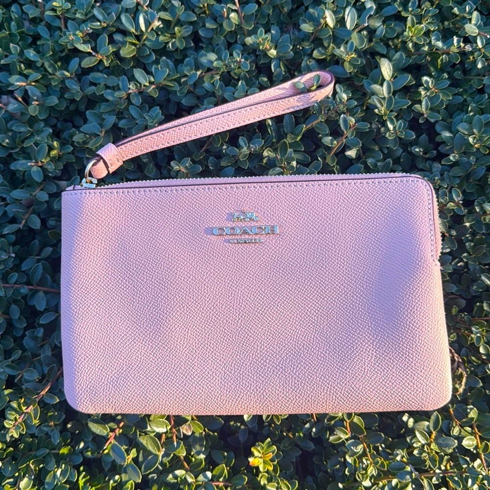 Pink Coach Wristlet